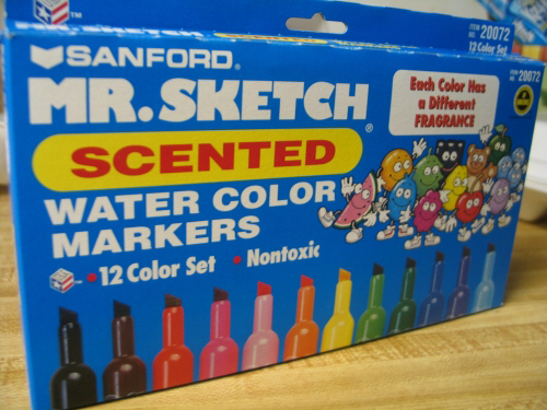 14. Sniffing markers before they were “non-toxic”